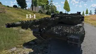 War Thunder | Leopard 2 (PzBtl 123) (13-1) gameplay