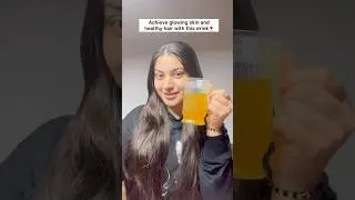 😱glowing skin and healthy hair drink🍷|Saijal Dubey❤️#ytshorts #haircare #skincare #detox #diy