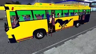 punjab local ( rajdhani bus ) for ATAL V3 ll bussid mod ll bus simulator indonesya ll vs