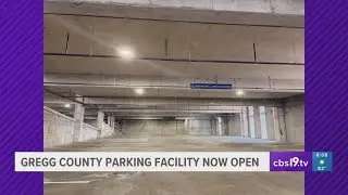 Gregg County parking facility opens