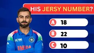 Guess the Indian Cricketer by Jersey Number 🏏 | Cricket Quiz Challenge | The Quiz Point