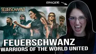 Heartwarming! I FEUERSCHWANZ - Warriors Of The World United I Singer Reacts I