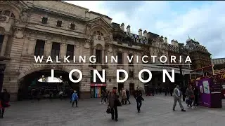 Walking in Victoria - London - Victoria Station - Central London - Hyde Park Corner