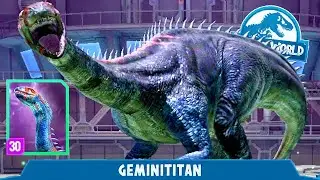 GEMINITITAN UNIQUE SUPER HYBRID MAX LEVEL 30 (JURASSIC WORLD ALIVE)