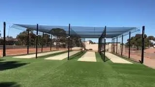 4 Lane Outdoor Cricket Net Construction | Quin Sports & Nets