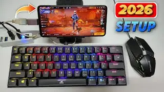 How to Connect Keyboard & Mouse to Phone 🔥 | Free Fire Full Setup 2026