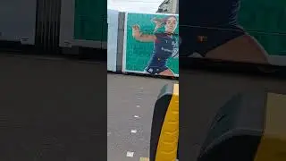 Me Filming 🎥🙂 The Edinburgh Trams 🚊😎😍😀 In Leith in Edinburgh Scotland 😀😎😍   (2)