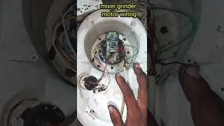 Mixer motor wiring connection ll  Mixer grinder rotary switch connection/switch wiring #shortsfeed