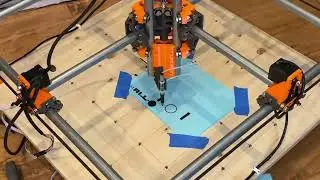 Mostly Printed CNC (MPCNC) - Test Run