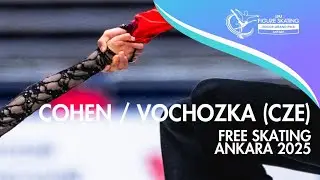 Debora Anna COHEN / Lukas VOCHOZKA (CZE) | Junior Pairs Free Skating | Ankara 2025