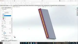 TAB AND SLOT HINDI SHEETMETAL    #solidworks_2021 #solidworkstutorial #ccc