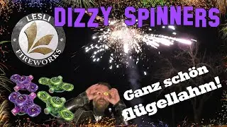 Neuheit 2023: LESLI Dizzy Spinners - GEFÄHRLICHE K*ckvögel?!?  #pyro #feuerwerk #silvester #lesli