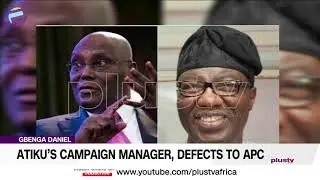 Atiku&rsquo;s Campaign Manager Defects To APC | NIGERIA