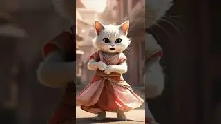 Ai cat dancing #cat #ai #dance #shorts