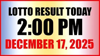 Lotto Result Today 2pm Draw December 17, 2025 Swertres Ez2 PCSO