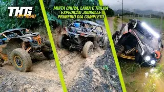 Expedição Em Joinville-SC de UTV 1° Dia completo, Muita Chuva, Trilha, Lama e Alagados