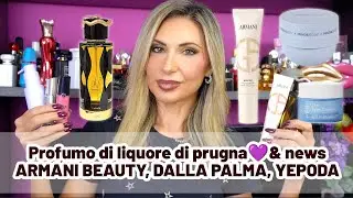 Plum liqueur scent💜 & beauty news: Armani SkinTint, Dalla Palma bodycare line, Yepoda