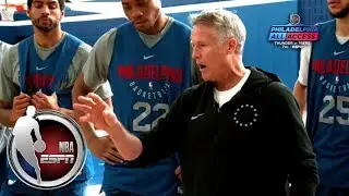 76ers' Brett Brown gets mic'd up for practice | Philadelphia All Access | ESPN