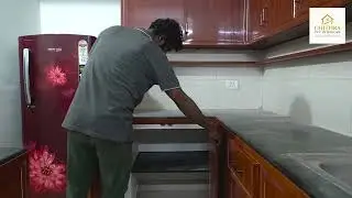 Sithalapakkam&ndash;Madambakkam | Neat & Stylish Kitchen Interior 🔥 | Chithra PVC Interiors