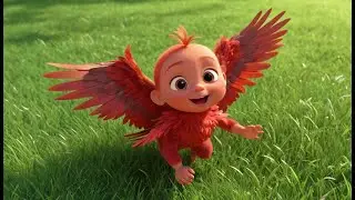 Angry Birds Baby Red Landed in a Mud Puddle 🐦 | Nursery Rhymes for Kids & Baby Songs