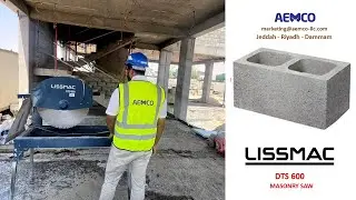 LISSMAC MASONRY SAW DTS 601 / DTS 600 used for BLOCK CUTTING - AEMCO