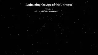 Using Hubble's Work to Estimate the Age of The Universe