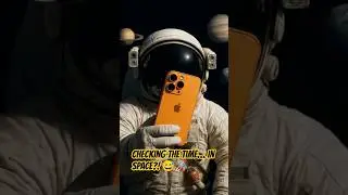 Even in Space&hellip; He Checks the Time! #science #astronomy #nasa #shorts