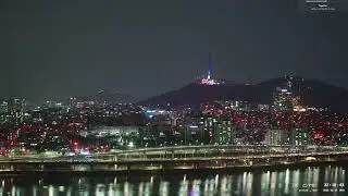 미세먼지 없는 밤 남산 야경 | Night without fine dust, night view of Namsan Mountain.
