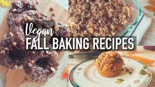 Healthy fall baking recipes | V, GF, Refined sugar free