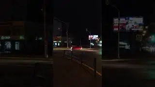 Night Intersection Turns & Traffic 🌃🚦 | City ASMR Shorts