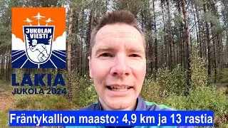 Jukola 2024 | Fräntykallion harjoitusmaasto (reitti+selostus)