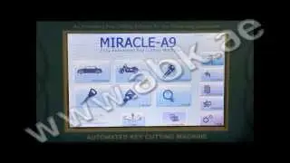 Miracle A9 Auto Key Cutting Machine Customer Data management
