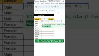 Add Title in Name Google Sheets | Ms excel