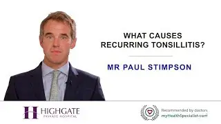 What causes recurring tonsillitis?