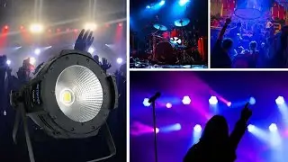 BETOPPER White Stage Par Lights Professional 100W COB Spotlight Bright DJ Light Strobe Lighting