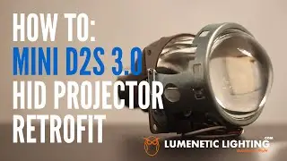How to Mini D2S 3.0 Projectors DIY H4 9003 HID Install - 2002 Honda CRV lumeneticlighting.com