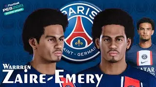 Как создать фигуру Уоррена Заира-Эмери ПСЖ в PES 2021 | Nisz Gaming