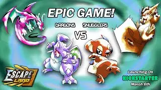 EPIC GAME! Snugglers vs Dragons - Escape Land CCG