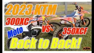 KTM 300XC 2023 года против KTM 350XCF 2021 года: сравнение мотоциклов