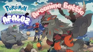 AFALOZ defeats Arcanine Firespit Island Guardian  -  Legends Arceus Guardian Fight - Switch 2