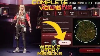 PUBG NEWSTATE VOL.16 WEEK 2 STORY MISSIONS | ALL LOCATIONS