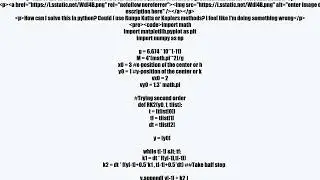 How to solve first order ODE equations of motion with given init