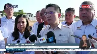 31 JAN 2026 - BERITA PERDANA - SEKOLAH KURANG MURID: 3,164 SEKOLAH DIKESAN SETAKAT NOVEMBER 2025