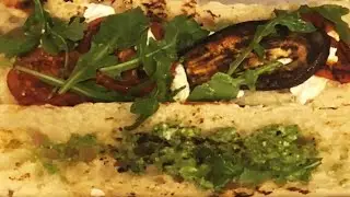 Ciabatta Bread Sandwich Vegetarian Recipe with Pesto | Easy Veggie Sandwich Recipe
