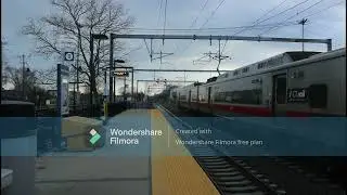 Windy Day Railfanning at Old Saybrook Station 4/15/25