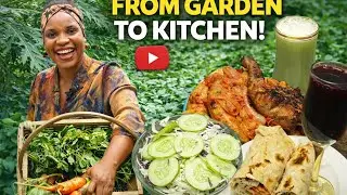 A peaceful day in my kitchen garden | Harvest, cook and family time