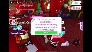 Proof of scam! If you want the full video or something like ig #scam  #adoptme #scammer #foryou 
