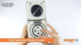 NLS 4 PIN 32AMP SWITCHED SOCKET OUTLET IP66