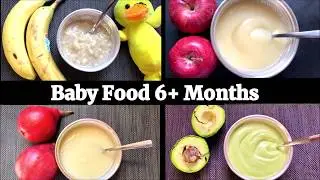Healthy Homemade Fruit Purees For 6+ Months Baby | Baby Food Tamil | Baby Food Indian | Fruit Puree