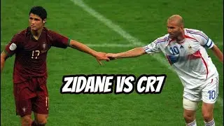 Zidane Masterclass vs Young CR7 | World Cup 2006 🐐